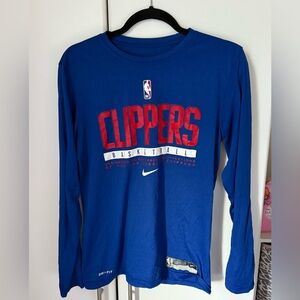 Nike Men’s Blue Dry Fit Clippers Long Sleeve Shirt